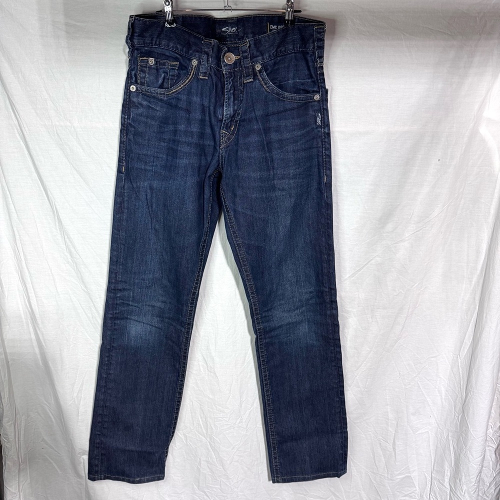 Silver Jeans Eddie dark wash relaxed fit jeans Size 31x34